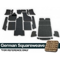 Ghia Convertible 1969-74, Carpet Kit 20pc. (With Footrest)